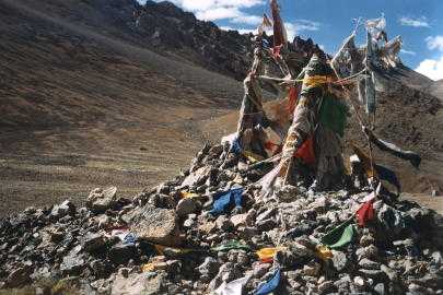  .  .  For the Spirits of the mountains. At the pass. Himalayas