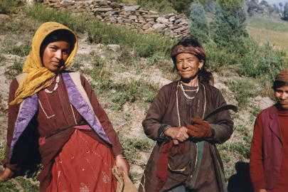  .  .  Women of Lahul. Small Tibet. Himalayas